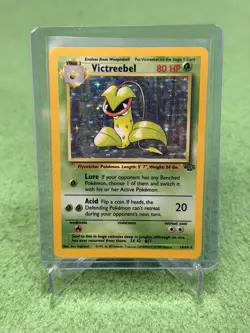 Pokemon TCG Victreebel #14/64 Rare Jungle Holo Evolution Line NM - Image 3