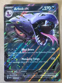 Pokemon Tcg Arbok EX 024/165 NM/M Condition Pokemon 151 - Image 1