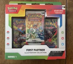 Pokemon TCG First Partner Illustration Collection Series 1 New Sealed - Image 1