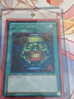 Yugioh - Pot of Greed | LCJW EN061 | Secret Rare | 1st Edition - Image 1