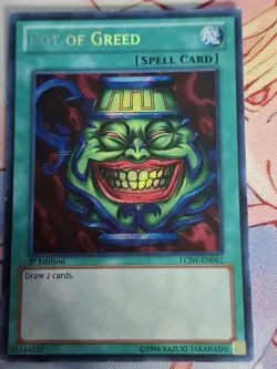 Yugioh - Pot of Greed | LCJW EN061 | Secret Rare | 1st Edition - Image 2
