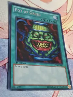 Yugioh - Pot of Greed | LCJW EN061 | Secret Rare | 1st Edition - Image 5