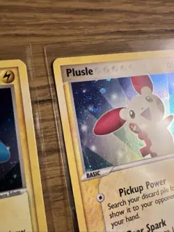 Plusle & Minun Reverse Holo Set 2006 Dragon Frontiers 6/101 8/101 MINT Pokemon - Image 2