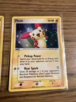 Plusle & Minun Reverse Holo Set 2006 Dragon Frontiers 6/101 8/101 MINT Pokemon - Image 4