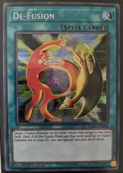 YuGiOh De-Fusion Secret Rare 1st Edition LCKC-EN044 - Image 1