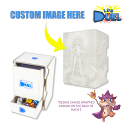 Custom Mach 3 Deck Box / Case - Magic MTG - CFV - Yugioh YGO - Digimon - Pokemon - Image 1