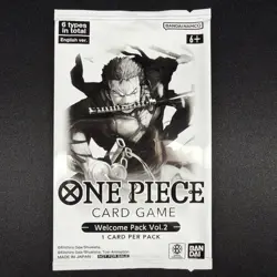 Welcome Pack Vol.2 One Piece Promo Card Sealed English - Image 1