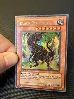 YuGiOh Black Tyranno IOC-075 1st Edition Ultra Rare NA English Vintage - Image 1