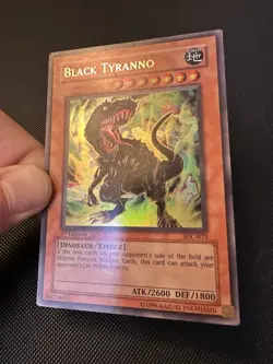 YuGiOh Black Tyranno IOC-075 1st Edition Ultra Rare NA English Vintage - Image 3