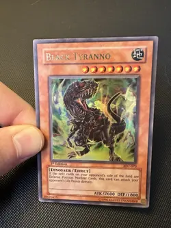 YuGiOh Black Tyranno IOC-075 1st Edition Ultra Rare NA English Vintage - Image 4