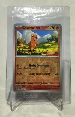 Charmander - (GameStop Exclusive) PROMO 004/165 Cards & Products Reverse - Image 1
