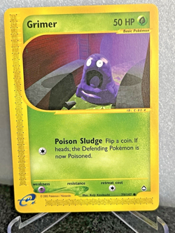 Grimer 79/147 Aquapolis e-Series Common Pokemon Card LP - Image 1