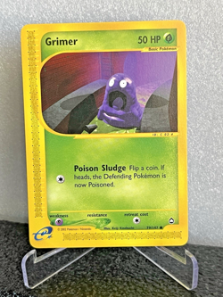 Grimer 79/147 Aquapolis e-Series Common Pokemon Card LP - Image 2