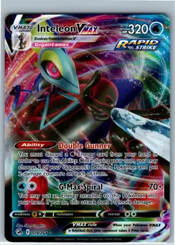 Pokemon Card - Inteleon VMAX 79/264 - Fusion Strike LP - Image 1