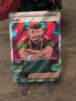 Judge 228/091 Full Art NM/M Paldean Fates Pokemon Card - Image 1