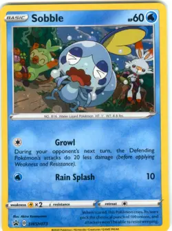 Sobble Holofoil Promo SWSH: Sword & Shield Promo Cards SWSH073 LP - Image 1