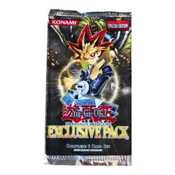 Yugioh Exclusive Pack EP1 EMPTY Booster Pack Wrapper NO Cards Vintage - Image 1