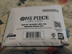 SEALED One Piece Card Game Royal Blood Release Event Kit Op-10 - Image 1