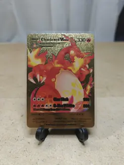 Charizard VMAX Pokemon Golden Foil Collectible Card 2020 - Image 1