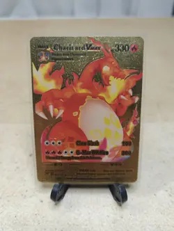 Charizard VMAX Pokemon Golden Foil Collectible Card 2020 - Image 2