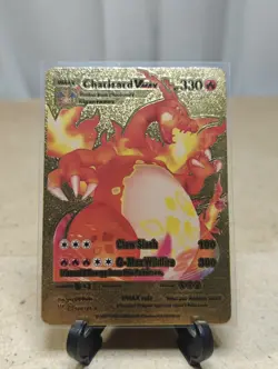 Charizard VMAX Pokemon Golden Foil Collectible Card 2020 - Image 3