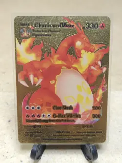 Charizard VMAX Pokemon Golden Foil Collectible Card 2020 - Image 5