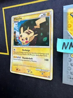 Pokemon Card Pikachu Black Star Holo Promo HGSS03 048 💎NM💎 - Image 4