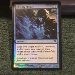 Ghostly Flicker - FOIL - Avacyn Restored - Near Mint - MTG - Image 1