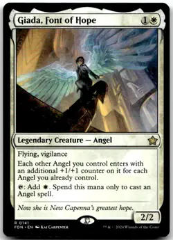 MTG Giada, Font of Hope Foundations FDN #141 rare NM *NICE*! - Image 1