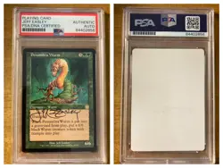 MTG ✨Signed PENUMBRA WURM ARTIST PROOF✨Apocalypse PSA Certified RARE Easley Art - Image 1