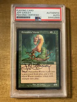 MTG ✨Signed PENUMBRA WURM ARTIST PROOF✨Apocalypse PSA Certified RARE Easley Art - Image 2