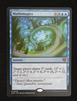 1x Mathemagics - NM - Secrets of Strixhaven MTG - Image 1