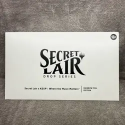 KEXP: Where the Music Matters – Secret Lair Drop (SLD) Rainbow Foil Edition NEW - Image 1