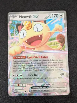 Meowth ex 062/088 Pokemon Perfect Order Double Rare MINT - Image 1