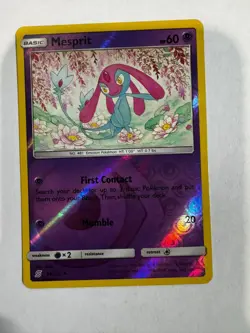 Mesprit Pokemon Reverse Holo Unified Minds 84/236 - Image 1