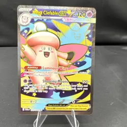Pokemon tcg Mega Clefable EX 103/088 320 HP English perfect order ultra rare - Image 1