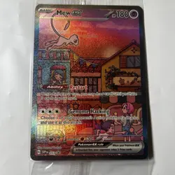 Pokemon Mew ex SVP 053 Sealed Promo Scarlet & Violet 151 UPC Full Art Holo - Image 1