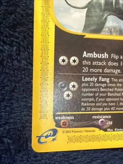 Pokemon TCG Houndoom 12/144 Skyridge LP - Image 5