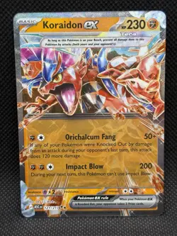 Pokemon TCG KORAIDON EX 121/217 Ascended Heroes Double Rare - Image 1
