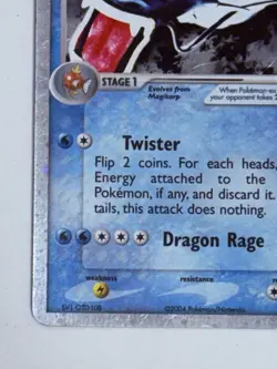 Pokemon TCG Gyarados ex 109/112 Fire Red & Leaf Green Holo Silver Border - Image 5