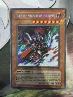Yugioh Gorz the Emissary of Darkness Secret Rare Limited 2025 RP02-EN000 NM/M - Image 1