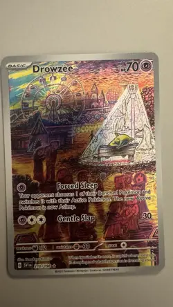 Pokemon Drowzee - 210/198 [Scarlet & Violet] - Illustration Rare - NM - Image 1
