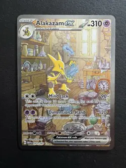 Alakazam ex SIR English 2023 Pokemon Mew 151 #201/165 Near Mint - Image 1
