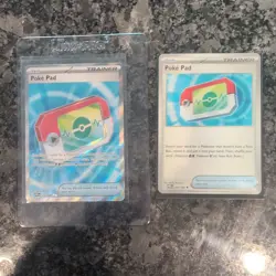 Poke Pad 113/088 ENGLISH Holo full art Trainer Pokemon TCG plus reg copy - Image 1