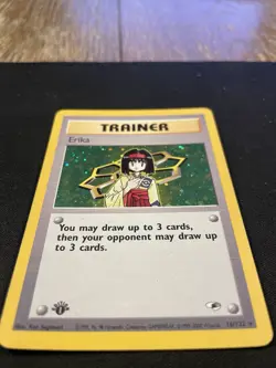 Pokemon Erika Trainer Gym Heroes 1st Edition Holo Rare 16/132 Wizards 2000 - Image 2