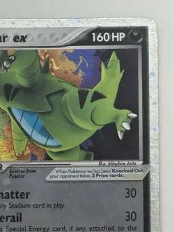 Pokemon TCG Tyranitar ex 111/115 Unseen Forces Holo Silver Border - Image 3