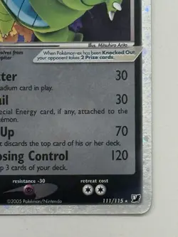 Pokemon TCG Tyranitar ex 111/115 Unseen Forces Holo Silver Border - Image 4