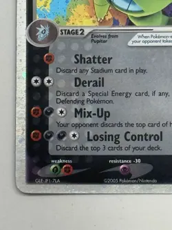 Pokemon TCG Tyranitar ex 111/115 Unseen Forces Holo Silver Border - Image 5