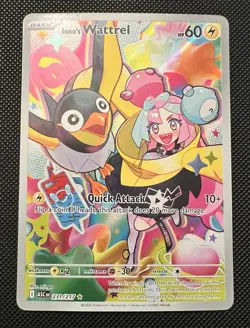 Iono's Wattrel 231/217 Ascended Heroes Illustration Rare NM Pokemon TCG - Image 1