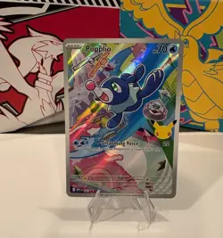 Pokemon TCG First Partner Popplio 045 Full Art Holo - Image 1